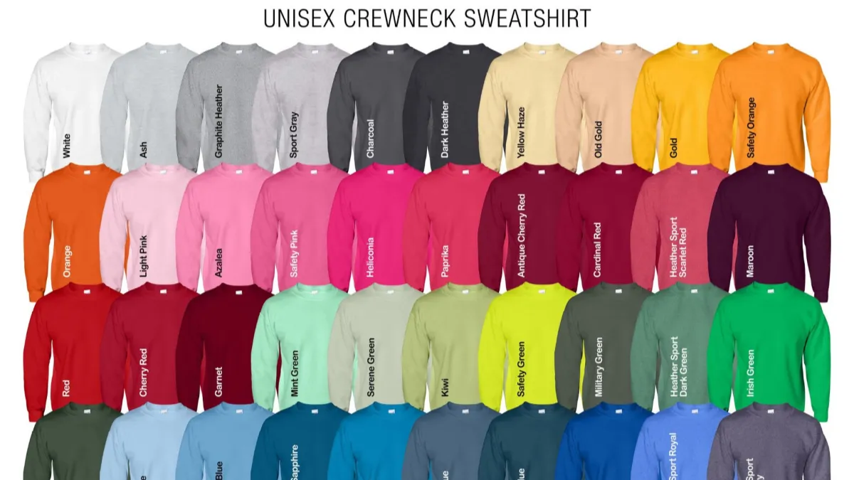 What’s New In Custom Color Sweatshirts